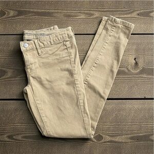 Mossimo Supply Co. Khaki Denim Leggings